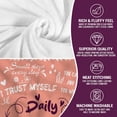 thumbnail image 3 of LHSHID Inspirational Gifts for Women Mothers Day Christmas Birthday Gifts for Her Wife Mom Friends Motivational Encouragement Daily Affirmations for Women Fleece Throw Blankets 30"x40", 3 of 7