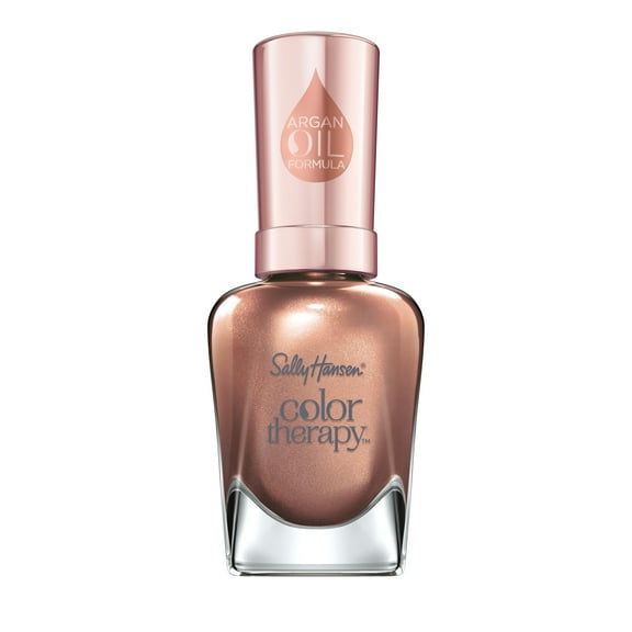 Sally Hansen Color Therapy Nail Color, Burnished Bronze, 0.5 oz, Color Nail Polish, Nail Polish, Nail Polish Colors, Restorative, Argan Oil Formula, Instantly Moisturizes