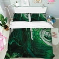 thumbnail image 2 of 3D Abstract Green Marble Texture Quilt Cover Set Bedding Set Duvet Cover, 2 of 3