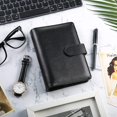 thumbnail image 3 of PU Leather Notebook Binder Budget Planner Binder Cover with Binder Pocket Personal Cash Budget Envelopes, 3 of 7