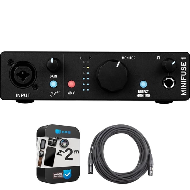 Interfaz de Audio Arturia MiniFuse 1 Portátil USB-C Negra