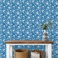 thumbnail image 3 of Tempaper Otomi Dove Blue Peel and Stick Wallpaper, 20.5" x 16.5', 3 of 9