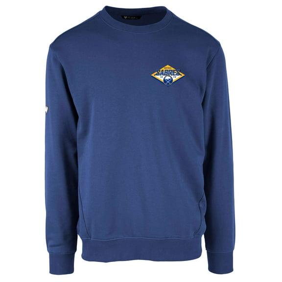 Men's Levelwear Royal Buffalo Sabres Zane Club Patch 2.0 Pullover Sweatshirt