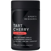Sports Research Tart Cherry Concentrate 800 mg, 60 Softgels