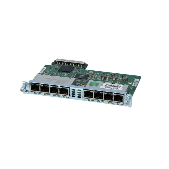 Pre-Owned Used Cisco EHWIC-D-8ESG 8 Ports 10/100/1000Base High-Speed WAN Ethernet Switch Interface Card 1 Year Warranty