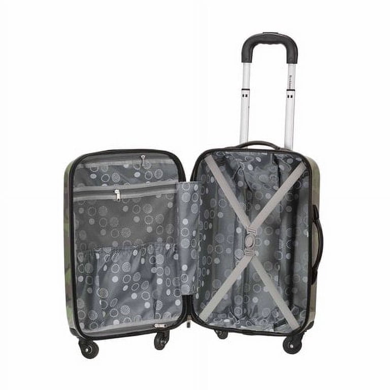 Rockland 20" Hardside Spinner Carry-On Luggage, Green photo 2