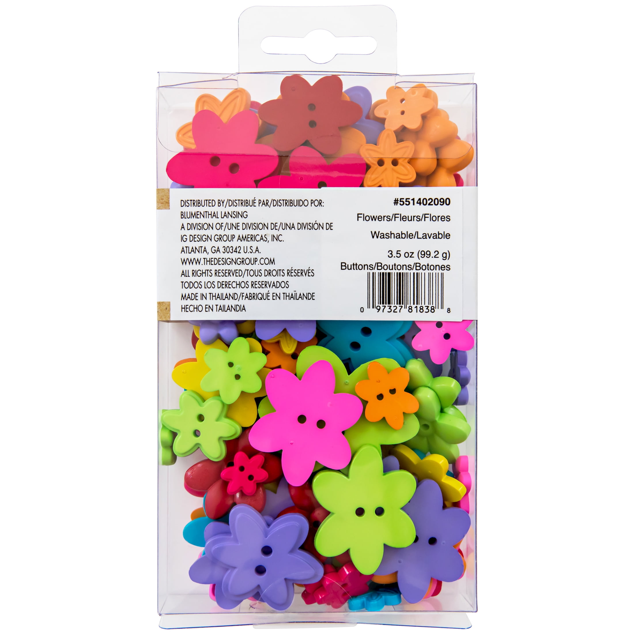 Favorite Findings Flower Print Buttons By Loops & Threads®
