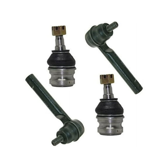Front Ball Joint and Tie Rod End Kit - Compatible with 1993 - 2014 Subaru Legacy 1994 1995 1996 1997 1998 1999 2000 2001 2002 2003 2004 2005 2006 2007 2008 2009 2010 2011 2012 2013