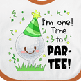 thumbnail image 4 of Inktastic I'm One Time to Par-tee Golf First Birthday Boys or Girls Baby Bib, 4 of 4