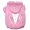 Light Pink, variant on Pet Dog Cat Hoodie Screen Printed, "Tuxedo"