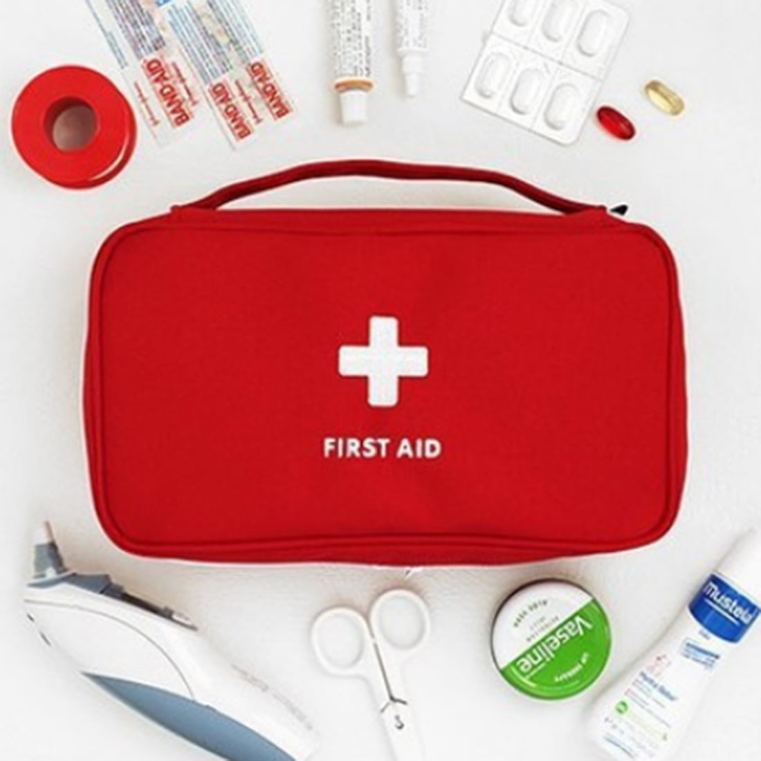 Portable Medicine Bag Household First Aid Bag Emergency Survival Rescue ...
