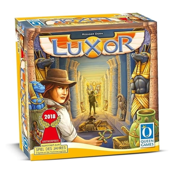 Luxor: Family Strategy Board Game for Ages 8 , 2-4 Players