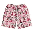 thumbnail image 4 of Bixox Men's Garden Gnomes printing Casual Classic Fit Short Summer Beach Shorts, 4 of 6