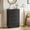 Black, variant on MARNUR 5 Drawer Dresser for Bedroom, 84lbs Heavy-Duty Chest of Drawers with Fluted Wave Design, Curved Tall Dresser with Anti-Tip Strap & Silent Slides, Extra Large Storage Dresser, Oak