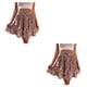 thumbnail image 3 of Jumpingount Minifalda estampada de cintura alta para mujer, faldas holgadas elásticas florales plisadas de poliéster para fiestas de banquetes y viajes Type2 NO2 Jumpingount CBP298970, 3 of 6
