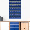 thumbnail image 6 of Classroom Pocket Chart Hanging Organizer for Cellphones Storage Bag Pocket Organizer for Closet Dormitory Children's Literacy Blue 36 Pockets, 6 of 8