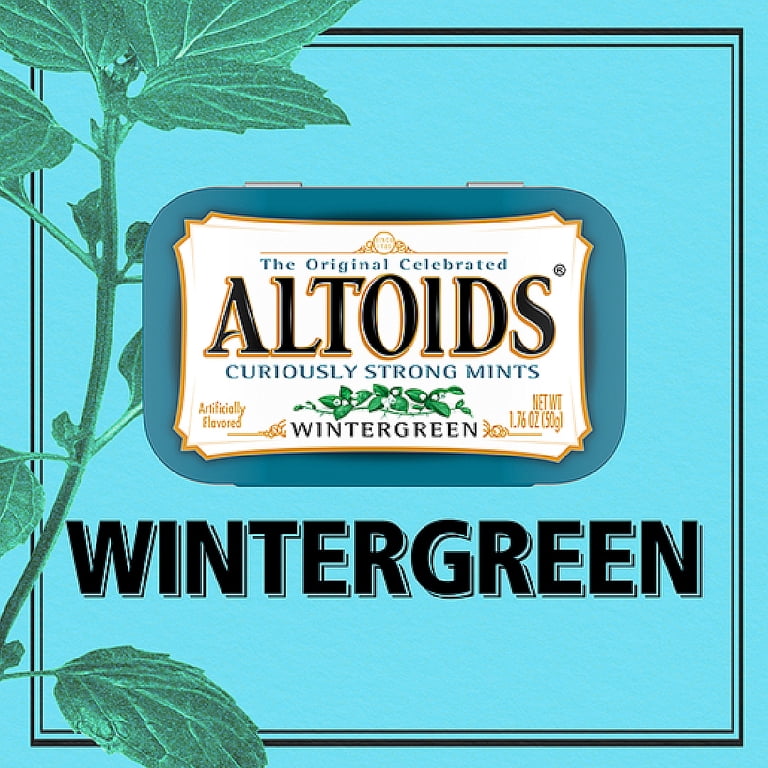 Altoids, Breath Mints, 1.76 oz Tin, Wintergreen Flavor - Walmart.com