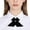 A1#-Black, variant on Unisex Solid Color Cross Bow Tie - Pre Tied Casual Neckwear, Classic Formal Accessory(BU2-One Size)