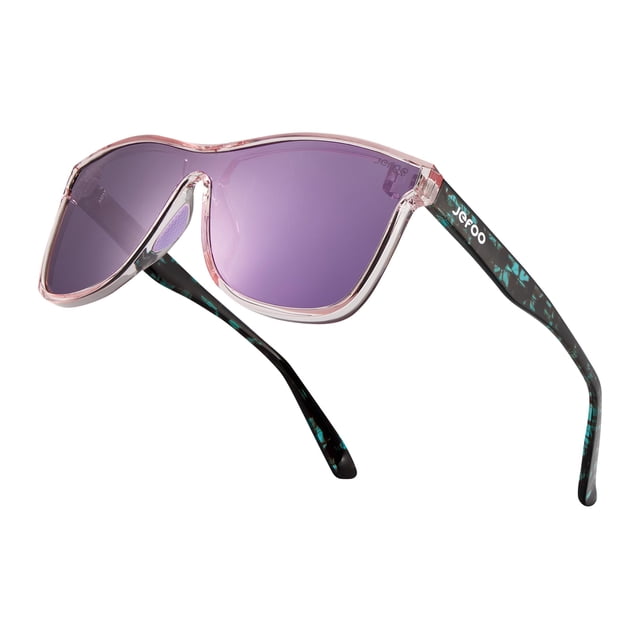 Gafas de sol Jefoo polarizadas con lentes espejados y protección UV400 TR90