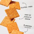 thumbnail image 5 of HighKey Low Carb Cheddar Crackers - Keto Cheese Crackers, 2.0oz 3-Pack, Gluten Free Crunchy Snack, Diet Friendly, Grain Free, Healthy Snacks, 5 of 7