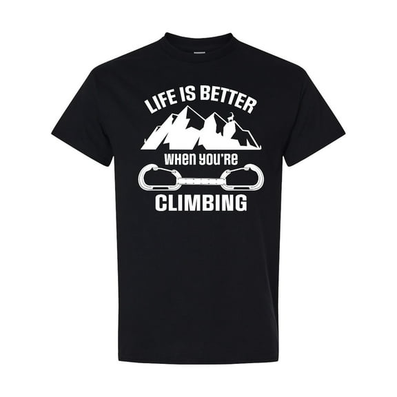 Inktastic Rock Climbing Mountains T-Shirt