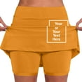 thumbnail image 3 of Women's Mid Waist Skort with Pockets - Active Casual Two Piece, Polyester Material, Versatile Wear, 3 of 4