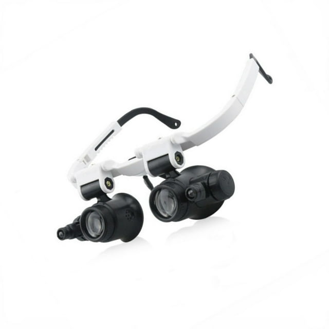 Riwesomey Lupas de joyería de 8X 23X con lupa de luz LED, lupa de relojería portátil con luz, artesanía de trabajo cercano lupas Riwesomey TO001449-00B