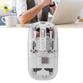 thumbnail image 1 of Transparent Computer Mouse with 2.4G BT1 BT2 3 Mode, Silent Button, 3 DPI Settings, Breathing Light for Win /  / iOS / OS X / Linux /  OS, 1 of 7