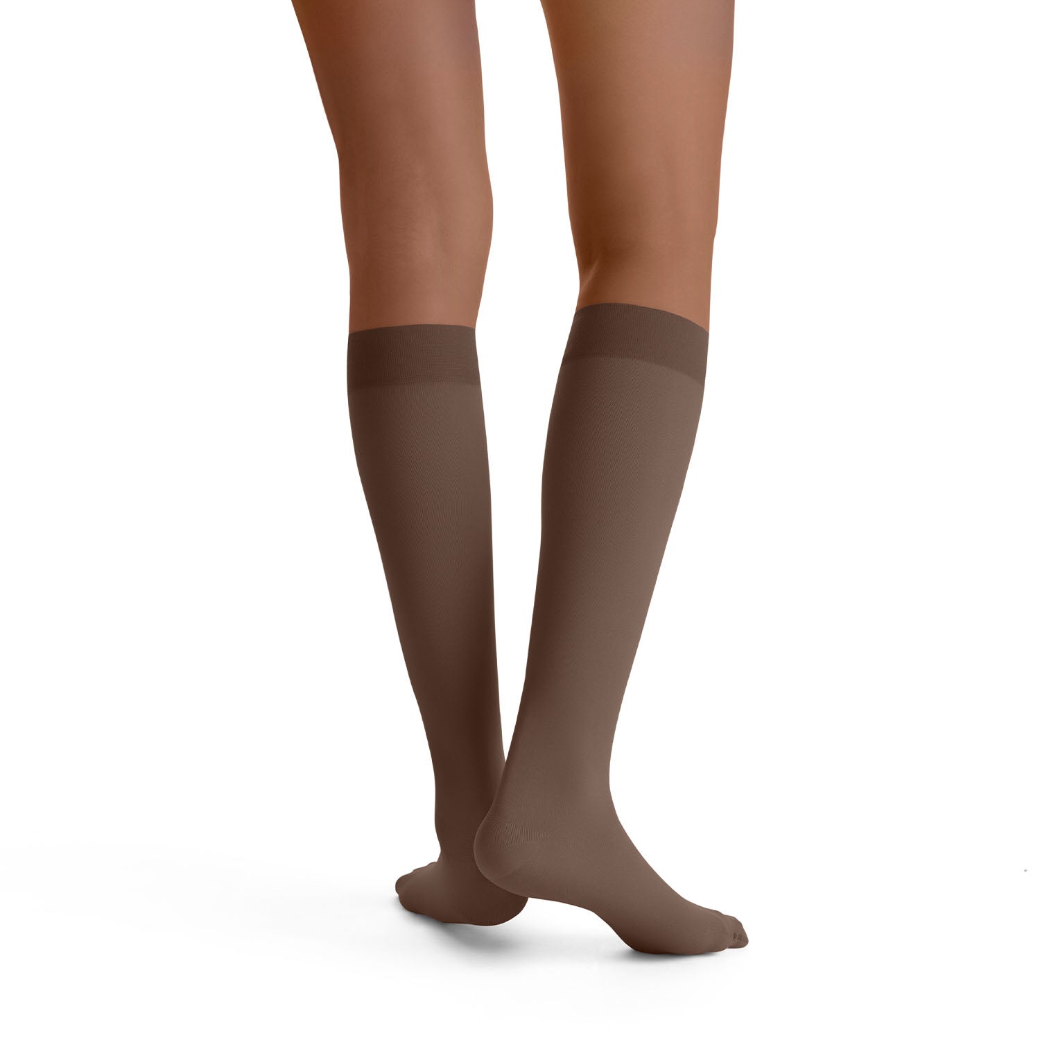 Jobst Opaque SoftFit 30-40 Closed Toe Knee High Compression Stockings Espresso Medium