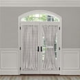 thumbnail image 1 of 54 x 72 in. Polyester Light Filtering Buffalo Check Rod Pocket Curtain Panel, Grey, 1 of 1