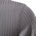thumbnail image 5 of Dagegui Mens Lace Up Shirts Mock Neck Long Sleeve Ribbed T-Shirts Solid Color Casual Pullover Vintage Holiday Party Tee Tops Dark Gray XL, 5 of 9