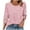 01 Pink, variant on Fewfanhot Womens Tops Summer Tops Dressy Casual Ruffle Short Sleeve Flowy Tunic Shirts Cute Round Neck Blouses