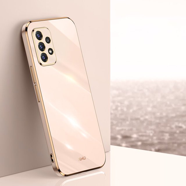 Funda de teléfono con soporte de anillo cuadrado chapado para Samsung Galaxy A32 A52 A72 A53 A22 4G 5G A 72 52 32 2021, funda de silicona de lujo con soporte Tan Jianjun unisex