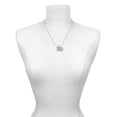 thumbnail image 2 of Delight Jewelry Rose Gold-tone Crystal Initial - E - Silvertone Engraved Congrats Class of 2026 Charm Necklace, 18", 2 of 4