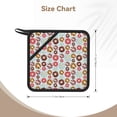 thumbnail image 3 of Sikiie Colorful Donuts Pot Holders Kitchen Insulation Mats Heat Resistant Pot-Holder Oven Anti-Scald Pads for Cooking Baking, 7.1*7.1inch, 3 of 8