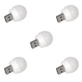 thumbnail image 2 of sweethay Luces nocturnas Forma de hongo portátil LED 5V 1A Interior Exterior Casa Dormitorio Cuidado de los ojos Lámpara de emergencia Luz Luz blanca 5piezas, 2 of 6
