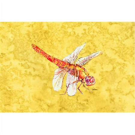 

Dragonfly On Yellow Fabric Placemat