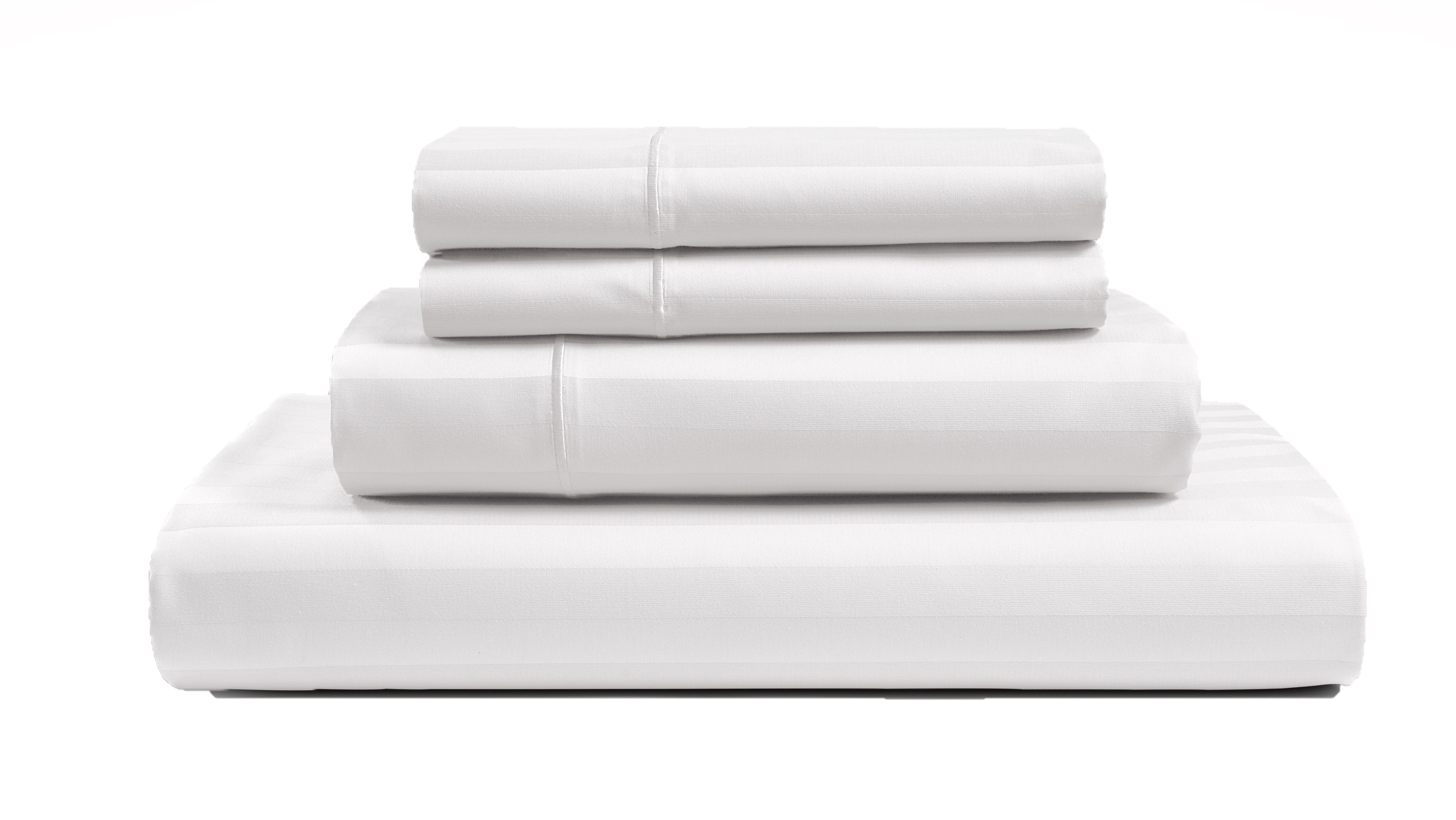 Queen White Solid 4 Piece Bed Sheet Set 1000 Thread Count 100% Egyptian Cotton 