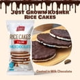 thumbnail image 2 of LIEBERS Dark Chocolate Rice Cakes, Kosher Certified Dairy Free, Gluten Free Snack (Dark Italian Chocolate) Pack Of 3, 2 of 5