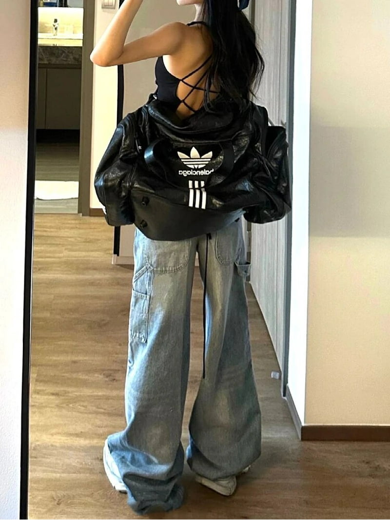 Women Japanese Harajuku Fashion Trashy Y2K Cyber Punk Low