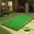 thumbnail image 4 of YUNIC 10 ft x 5 ft Golf Putting Green – 10 mm Rubber Base Golf Practice Mat for Indoor & Outdoor Professional Hitting Swing Training, 4 of 6