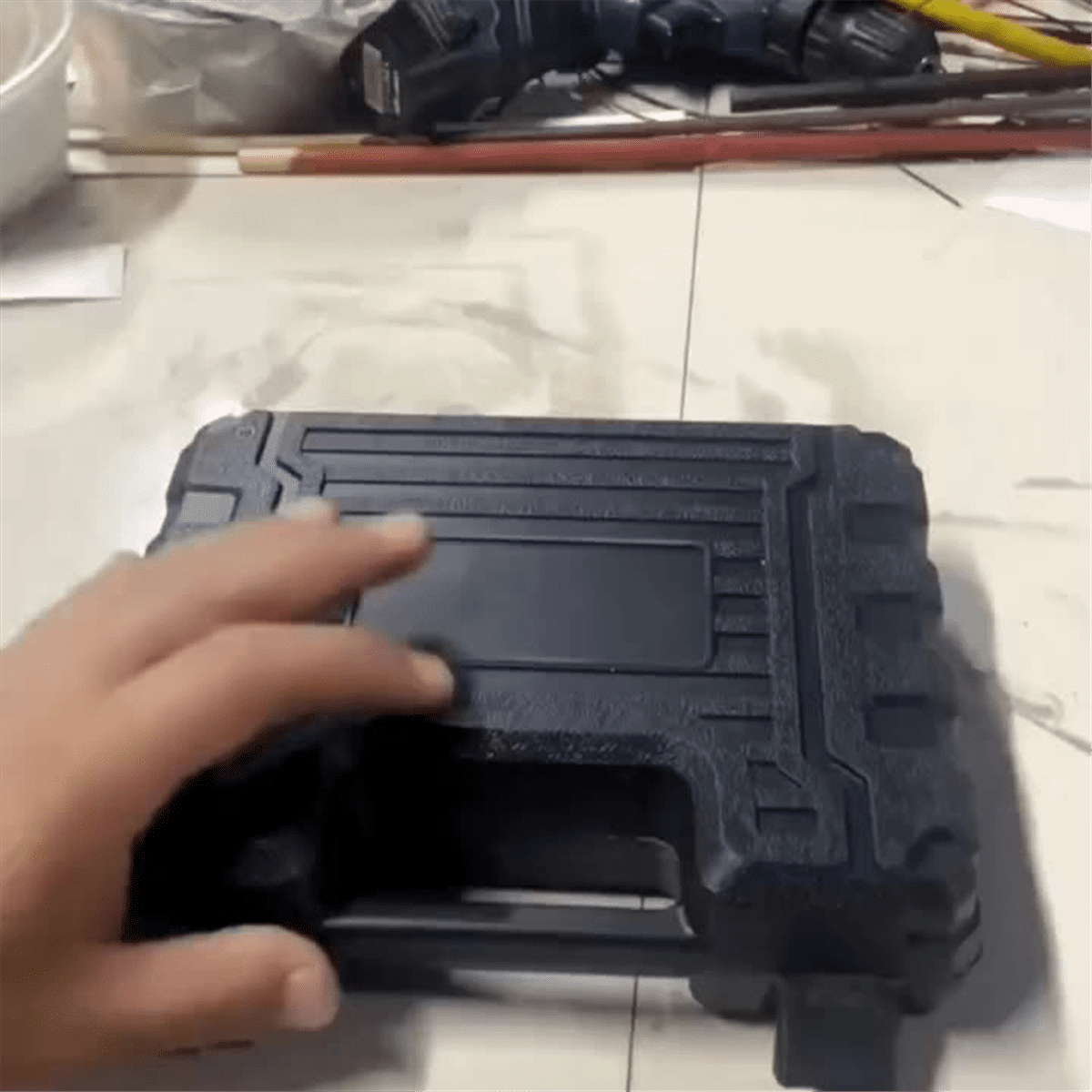 Household Electric Screwdriver Rechargeable Cordless Impact Drill Mini Set