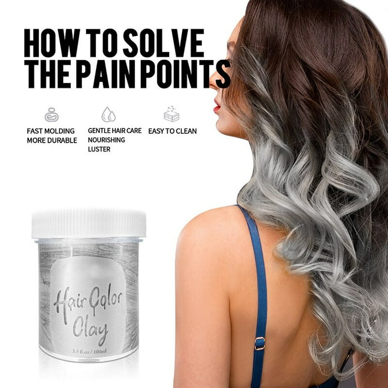 100G Disposable Color Hair Wax Styling Pomade Natural Hair Strong Gel Cream Hair Dye for Women Men 100G Disposable Color Hair Wax Styling Pomade Natural Hair Strong Gel Cream Hair Dye for Women Men