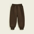 thumbnail image 2 of Boys Pants Toddler Boys Autumn and Winter Solid Color Elastic Waist Sweatpants with Leggings, 2 of 3