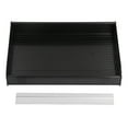 thumbnail image 1 of Spice Shelf, Three Sided Guardrail Design Spacious Storage Design Wall Mounted Spice Rack  For Kitchen For Coffee bar  Black 30x20 Tray, 1 of 8