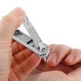 thumbnail image 2 of Rupoun Double Ended Nail Clippers Ultra Thin Portable Foldable Stainless Steel Curved Slanted Fingernail Trimmer Tool with Protective Cover for Thick Nails Care (3.54 inches / 9.0 cm), 2 of 9