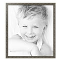 thumbnail image 2 of ArtToFrames 25" x 28" Silver Picture Frame, 25x28 inch Silver Wood Poster Frame (WOM-4993),  Pack, 2 of 7