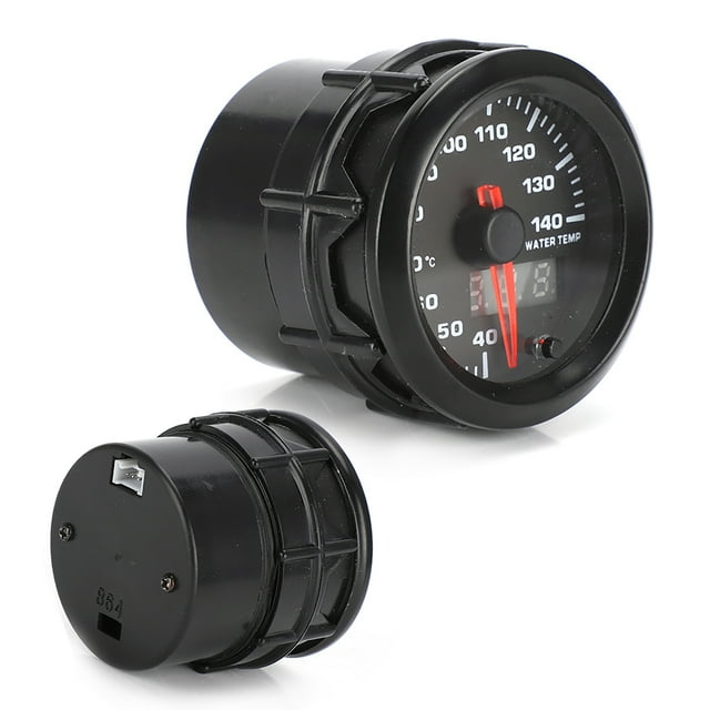 Car Temperature Gauge, 7-color LED Display Easy Installation Temp Gauge Automotive For Car