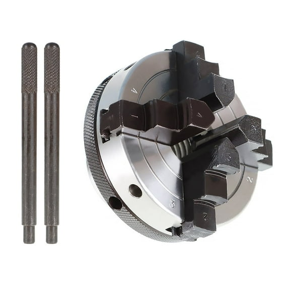 3'' 4 Jaw Self-Centering Chuck For All 1-Inch by 8 TPI Spindles Wood Lathes
