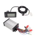 thumbnail image 1 of Kit de controlador de bicicleta eléctrica sin escobillas de aluminio y ABS de 36 V/48 V y 350 W con pantalla LCD silenciosa, 1 of 8